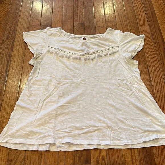 Lilly Pulitzer White Florabelle Top - Picture 3 of 6